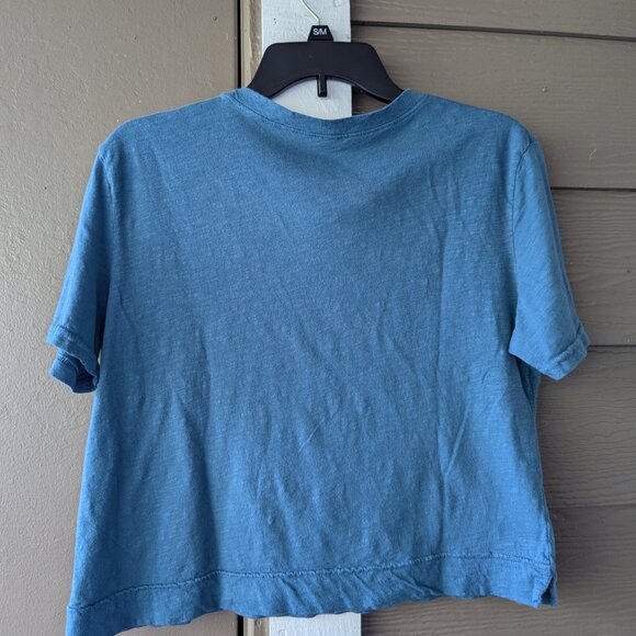 good hYOUman Finny - Love Block - Short Sleeve Crop Top. Size Small - Picture 9 of 9